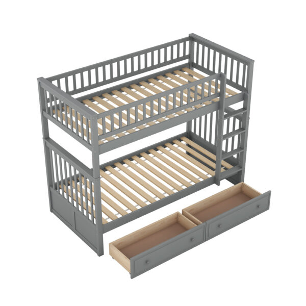etagenbetten-kinder-90x200-mit-trundle-bettkasten – Bild 8