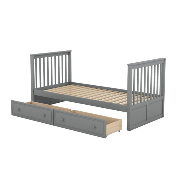 etagenbetten-kinder-90x200-mit-trundle-bettkasten – Bild 4